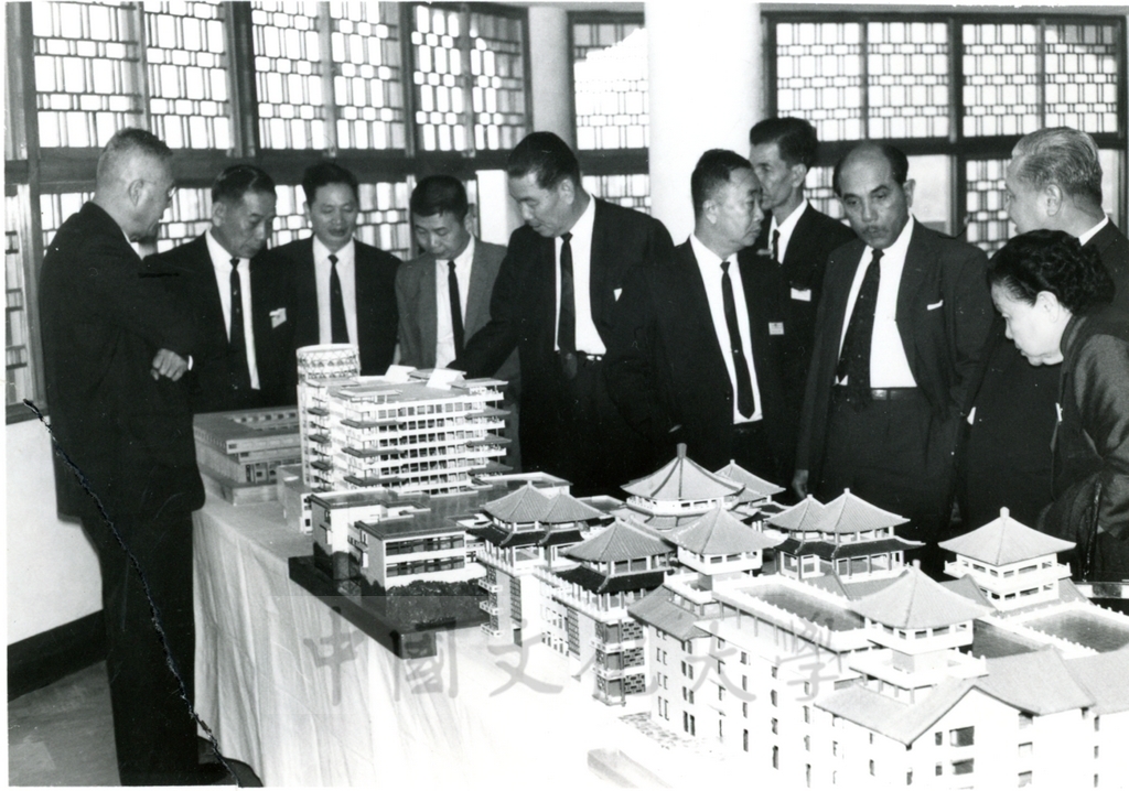 中國文化學院建校校區建築設計模型的圖檔，第1張，共1張