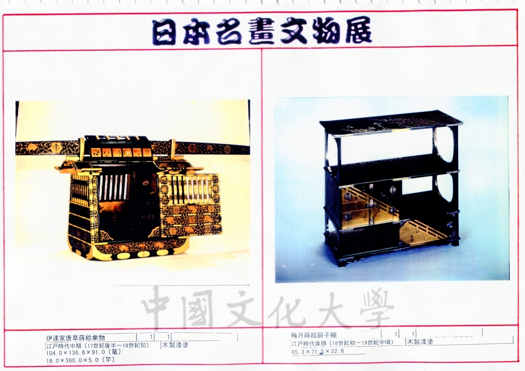 1998年5月1日至6月30日「日本名畫文物展-日本美術四百年史　從桃山時代到現代」展品介紹的圖檔，第61張，共81張