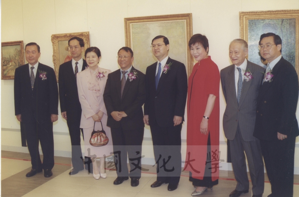 2000年10月1日教育部長曾志朗、台北市長馬英九參觀「西洋名畫展」的圖檔，第16張，共23張