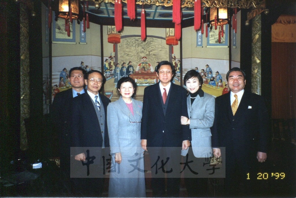 1999年1月20日董事長張鏡湖率領校長林彩梅等一行六人參訪中國科學院地理所、遙感所、大氣科學研究所的圖檔，第14張，共14張