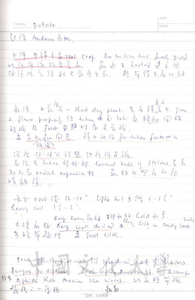 張鏡湖博士學術研究筆記的圖檔，第12張，共97張