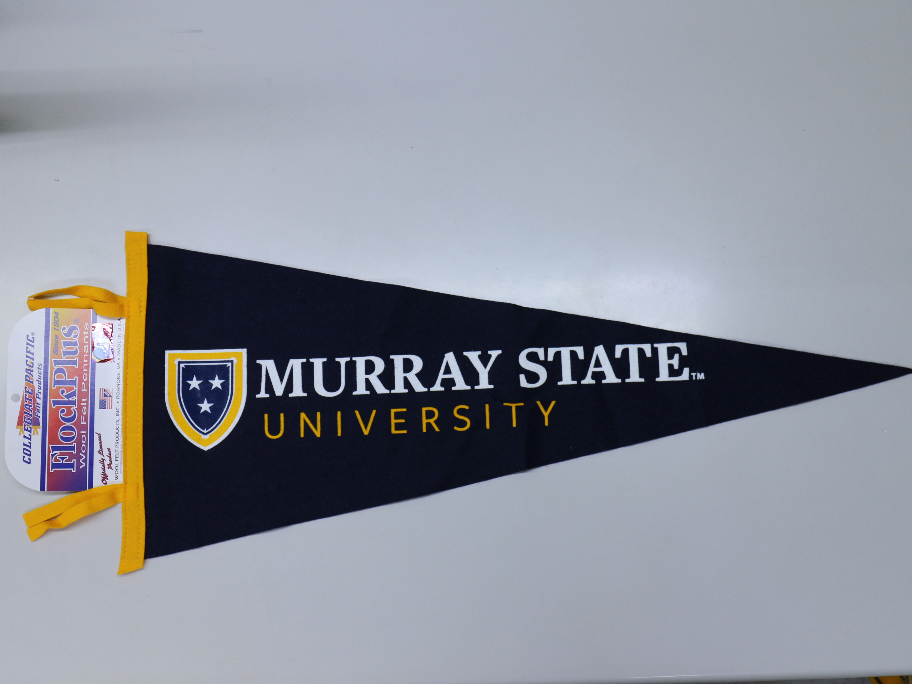 2001年6月12日美國姐妹校莫瑞州立大學（Murray State University）致贈校旗一面的圖檔，第1張，共1張
