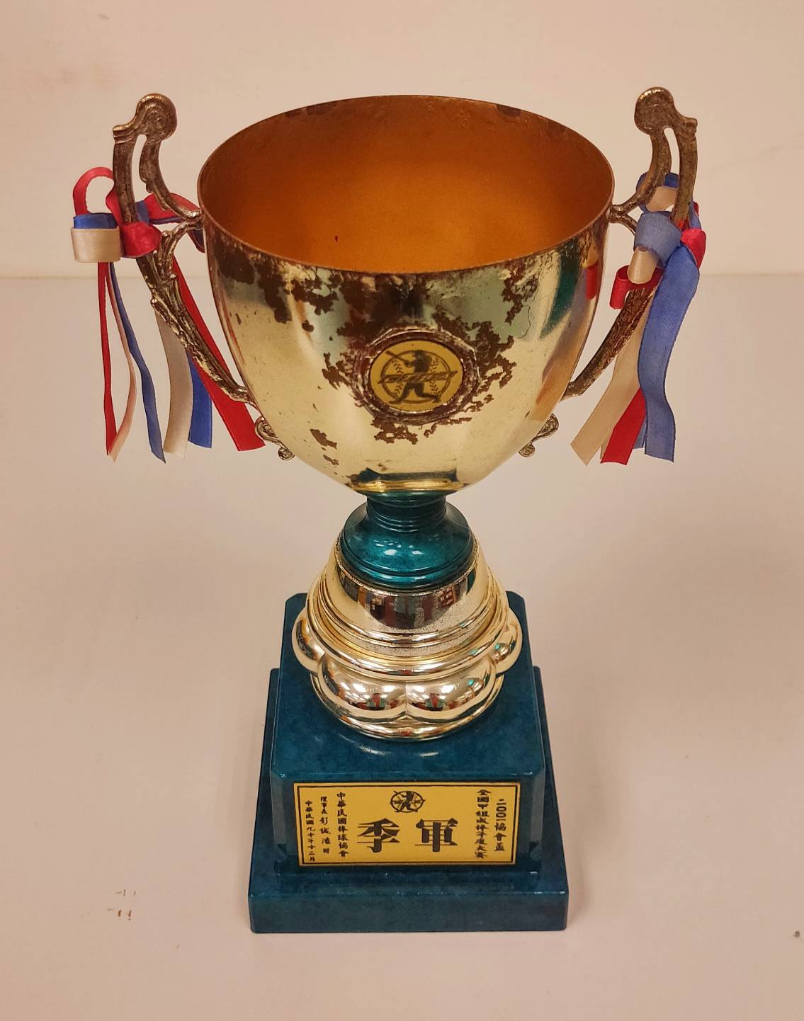 2001年12月24日以中國文化大學棒球隊為班底的「美孚巨人」棒球隊榮獲2001協會盃全國甲組成棒年度大賽季軍的圖檔，第1張，共1張