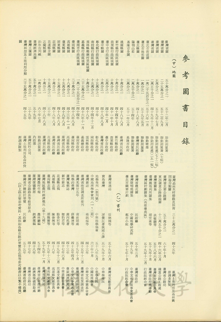 中華民國地圖集：臺灣省的圖檔，第2張，共3張