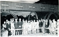 1968年10月14日天理大學師生組親善團參訪中國文化學院的圖片