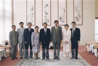 2002年7月30日韓國姐妹校清州大學蒞臨本校參觀訪問的圖片