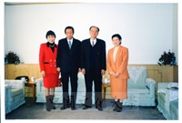 1999年1月22日董事長張鏡湖率領校長林彩梅等一行六人訪問中國社會院並拜會王洛林副院長的圖片