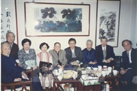 1997年2月7日董事長張鏡湖、宋晞院長與台北市浙江大學校友會校友餐會的圖片