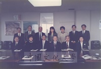 1991年4月5日董事長張鏡湖一行五人參訪日本筑波大學的圖片