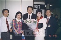 1995年9月28日至10月1日董事長張鏡湖率同董事穆閩珠、學務長陳嘉遠、韓文系副教授吳惠純出訪韓國的圖片
