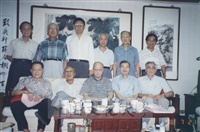1996年7月21日董事長張鏡湖、宋晞院長與台北市浙江大學校友會校友餐會的圖片