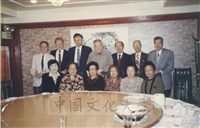 1996年10月27日董事長張鏡湖、董事穆閩珠、宋晞院長與台北市浙江大學校友會校友餐會的圖片