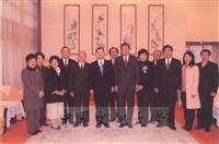 2006年3月2日日本創價學會副會長池田博正蒞校參加44週年校慶時拜會董事長張鏡湖的圖片