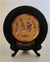 2012年12月21日中國西北民族大學(Northwest  University for Nationalities of China)致贈「敦煌飛天 Flying Apsaras of Dunhuang)」神女紀念盤的圖片