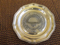 2012年10月18日美國北阿拉巴馬大學銀製紀念盤的圖片