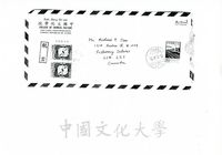 1976年6月12日張其昀致曹奮平信封的圖片