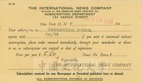 1945年4月24日The International News Company續訂一事的圖片