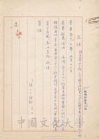 1962年5月31日張其昀覆孫景華函的圖片