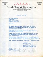 1968年12月26日周大為(David Tawei Chow)致John Magrann函的圖片