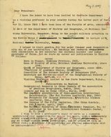 1949年5月8日William P. Tolley致President函的圖片