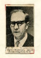 Vasily Kuznetsov, special Soviet delegate to U. N.的圖片