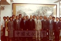 日本吉田泰造博士與中國文化大學海洋研究所建教合作計畫成員合影的圖片
