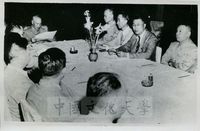 張其昀創辦人參加國民黨總裁 蔣中正主持之中國國民黨改造會議。的圖片