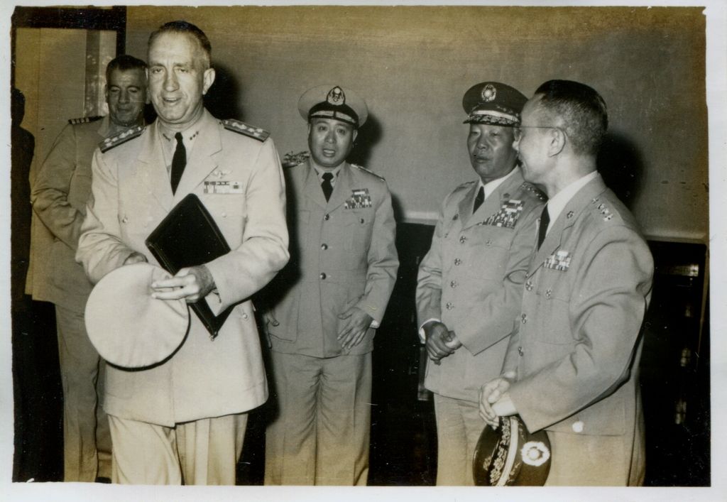 國防研究院邀請美國第七艦隊司令葛里芬中將蒞院演講的圖檔，第1張，共1張