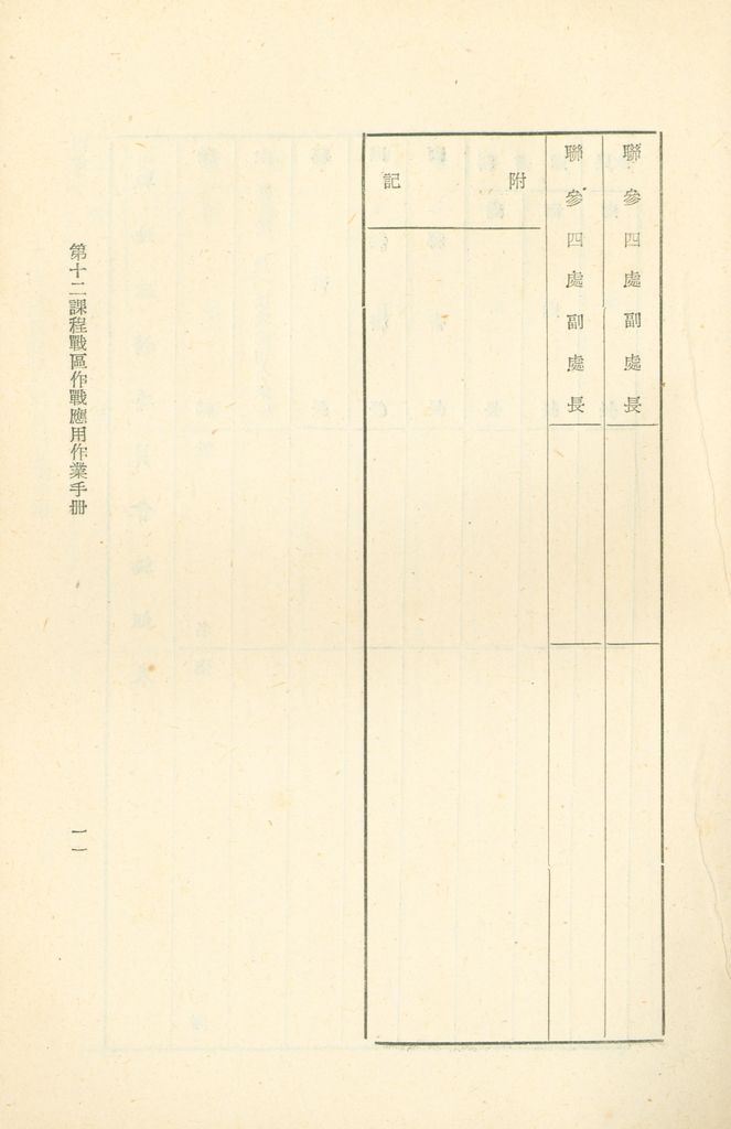 第十二課程戰區作戰應用作業手冊的圖檔，第13張，共45張