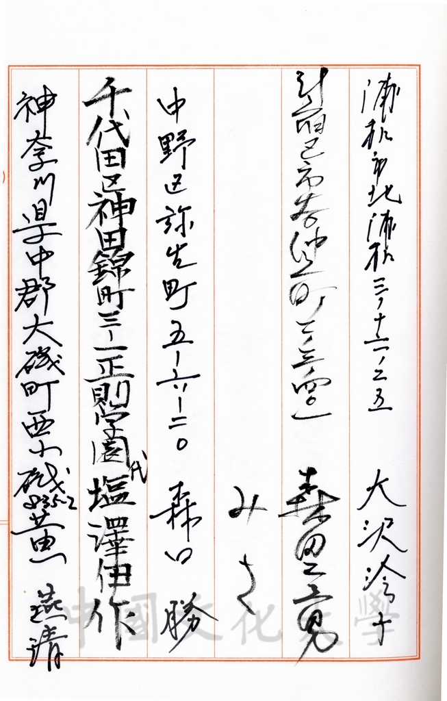 董事長張鏡湖訪日酒會芳名簿的圖檔，第4張，共9張