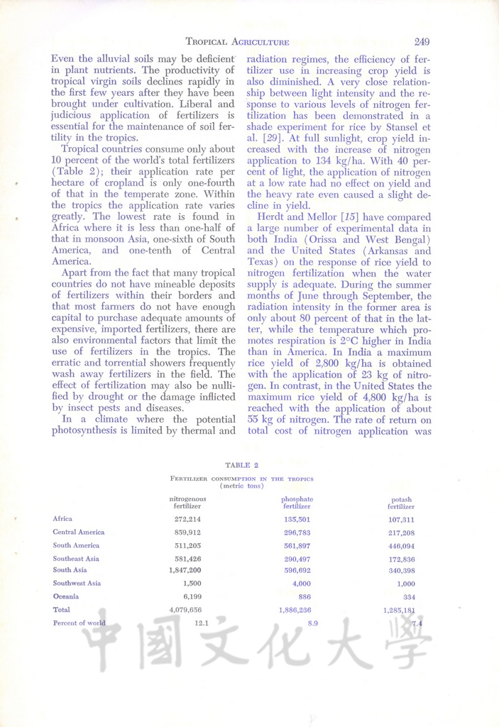 Tropical agriculture : Crop diversity and crop yields的圖檔，第9張，共14張