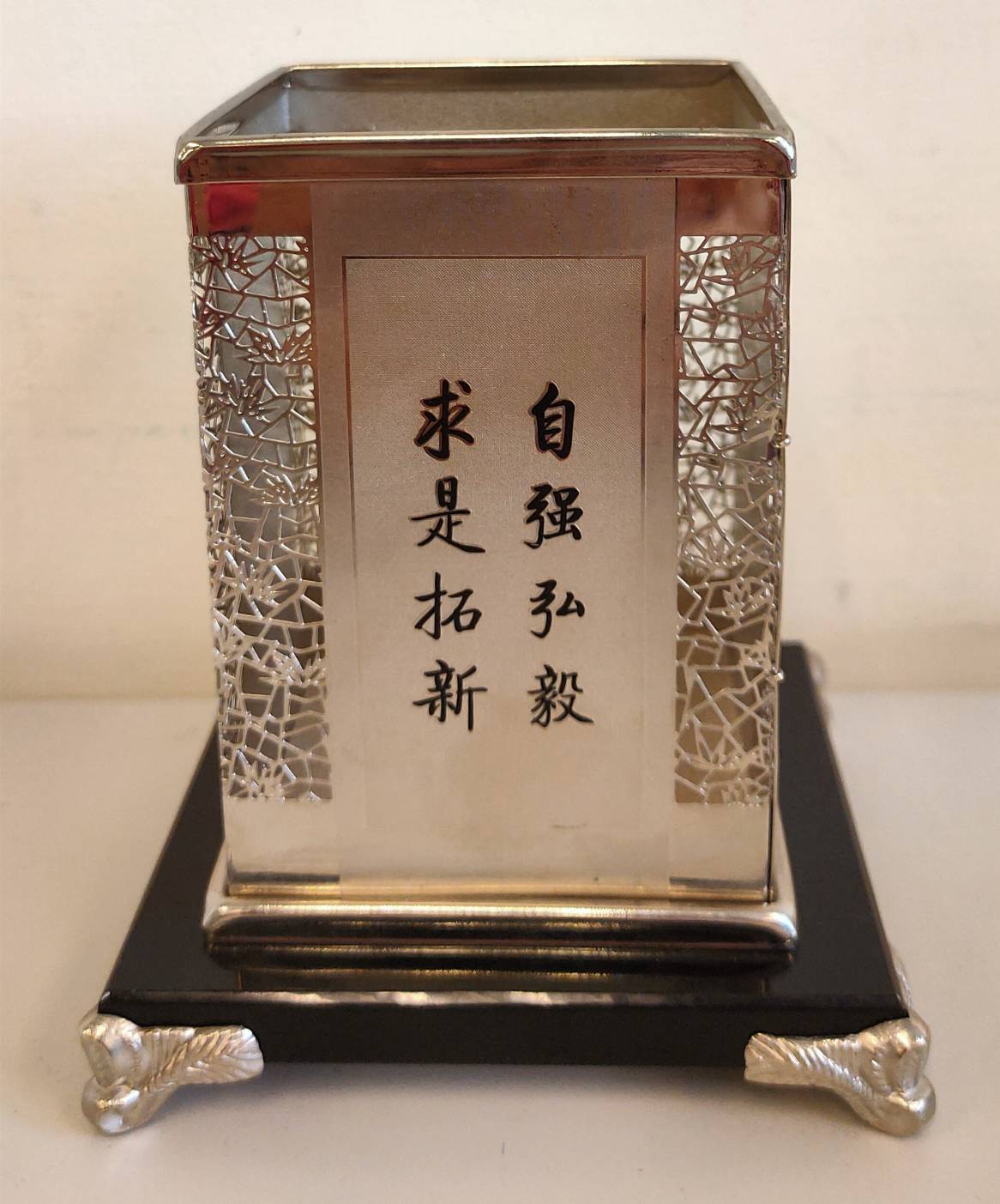 武漢大學鍍銀校徽筆插的圖檔，第3張，共6張