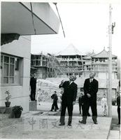 中國文化學院校舍大仁館興建的圖片