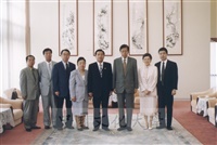 2002年7月30日韓國姐妹校清州大學蒞臨本校參觀訪問的圖片