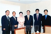 1998年9月17日教育部長林清江及教育部次長楊國賜蒞校訪視的圖片