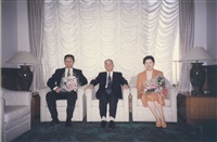 1997年11月5日至6日董事長張鏡湖帶領校長林彩梅、教授宋越倫、總務長唐彥博、日文系主任徐興慶訪問大阪經濟法科大學的圖片