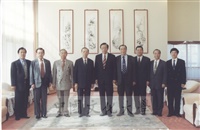 2001年2月22日退伍軍人協會蒞校參訪並拜會董事長張鏡湖的圖片