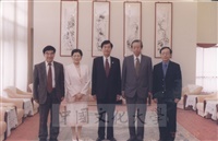 2000年5月12日台南縣長陳唐山應工學院之邀蒞校進行講演並拜會董事長張鏡湖的圖片
