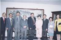 1996年9月26日烏克蘭基輔大學副校長Prof. Leonid V. Gubersky與外事處長Prof. Bekh蒞校訪問並拜會董事長張鏡湖的圖片