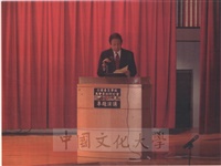 2007年11月12日張董事長應邀於「2008全國毒災事故應變案例研討會」以《全球氣候變化趨勢和影響》為題進行專講的圖片