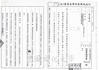 1984年8月4行政院國家科學委員會復函國立台臺灣大學有關聘任張鏡湖博士一事的圖片