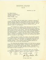 1968年9月24日Yu-Tang Daniel Lew（劉毓棠）致Chang Chi-yun（張其昀）函的圖片
