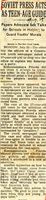 SOVIET PRESS ACTS AS TEEN-AGE GUIDE的圖片