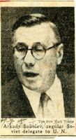Arkady Sobolev, regular Soviet delegate to U. N.的圖片