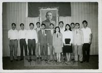 中國文化大學學生合影的圖片