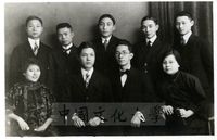 攝於利比錫(姚萬年、鄭振文、林語堂、鄭壽麟、張季熙、林語堂夫人)的圖片