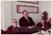 午宴名譽文學哲士張大千－黃季陸先生致詞的圖片