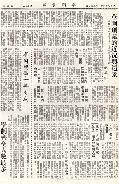 華岡會訊第7期的圖檔，第2張，共4張